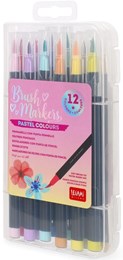 Legami Brush Markers Pastel Colours 12 Pack