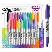 Sharpie Card 24 Glam Pop Permanent Markers