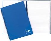 Tiger A4 Twinwire Indexed Notebook Blue - 72 Sheet