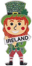 Leprechaun Crystal Magnet