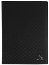 Exacompta Display Book  A4 60 Pockets Black