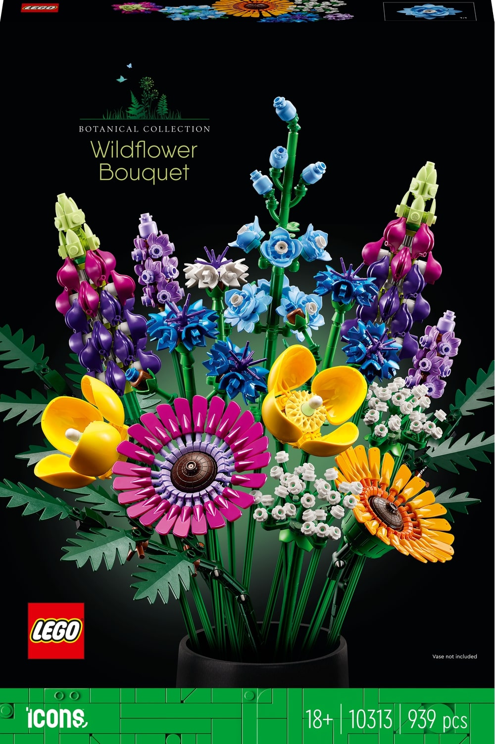 Wildflower Lego Creator Expert Flower Bouquet Set LEGO Icons