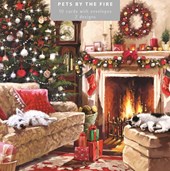 Christmas Card Assorted Box 10 Pack - Pets by the Fire