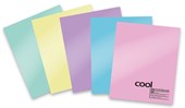 Eason A4 Cool Cover Notebook Pastel Colours 10 Pack