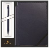 Cross Click Midnight Blue Ballpoint Pen with Midnight Blue Journal Set