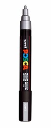 Posca Medium Bullet Tip Silver PC-5M