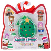 Squish-a-Long Christmas Clip-a-longs - 4 Pack Assortment