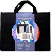 Elements Mixed Media Travel Bag Set with A Frame Easel - 70 Piece