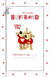 Boyfriend Boofle To My Brilliant Boyfriend Valentines Day Card