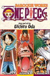 One piece. Volume 19, volume 20, volume 21 Baroque works