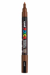Posca Fine Bullet Tip Brown PC-3M