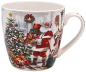 Lesser & Pavey Santa Breakfast Mug - 480 ml