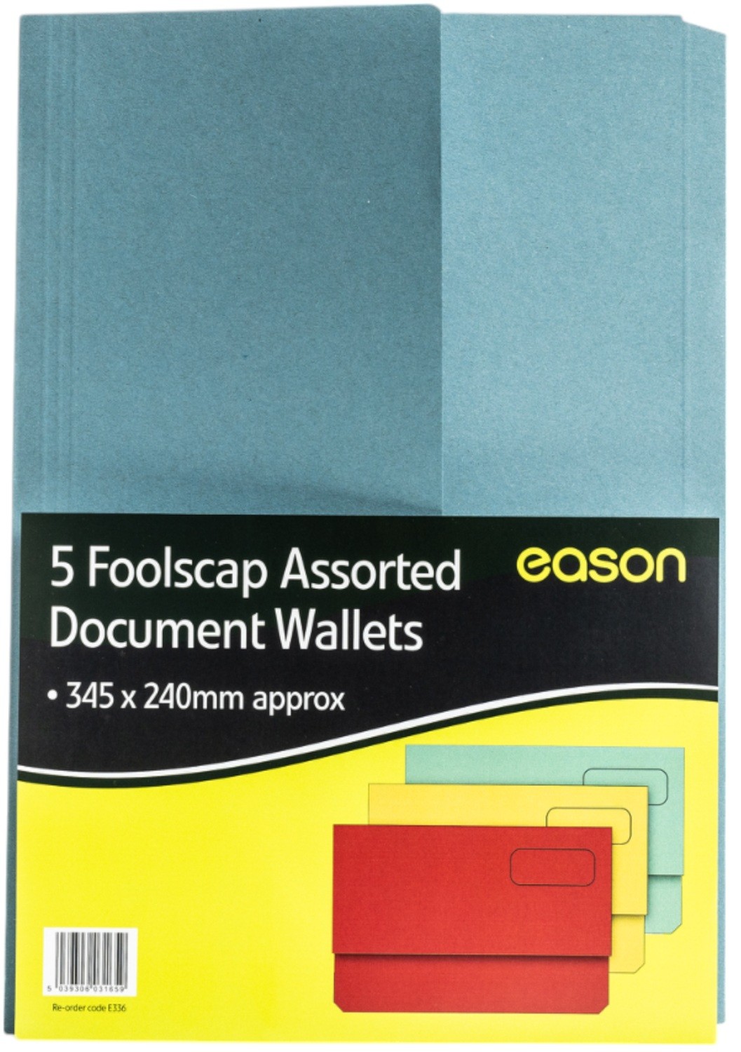 Ashton & Wright Pack Of 20 A4/Foolscap Document Wallets - Assorted Colors, Mottled Gloss, Expandable - View #3
