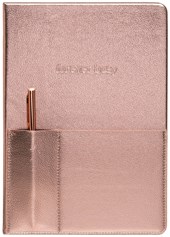 Emerald Blush Pocket Notebook with Pen - B5