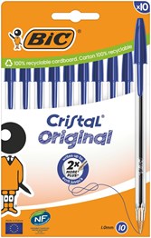 Bic Cristal Blue Ink Pack of 10