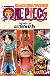 One piece. Volume 19, volume 20, volume 21 Baroque works