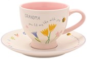 Widdop Love Life Cup & Saucer - Grandma