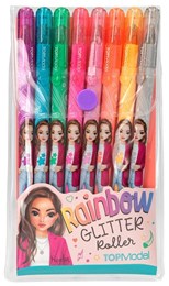TOPModel Rainbow Glitter Gel Pen Set