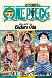 One piece. Volume 28, volume 29, volume 30 Skypiea