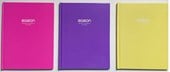 Eason 9x7" 120Pg Hardback Assort (Pink/Purple/Yellow ) - 3PK