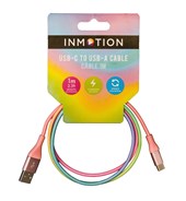 Inmotion Good Vibes USB-C to USB-A 1m - Ombre Pastel