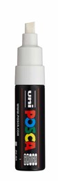 Posca Broad Chisel Tip White PC-8K