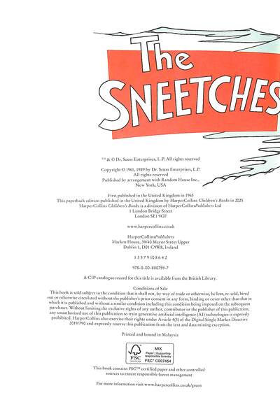 Buy The Sneetches And Other Stories Book at Easons