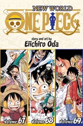 One piece Volume 67, volume 68, volume 69