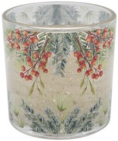 Lesser & Pavey Holly & Berry LED Gel Candle