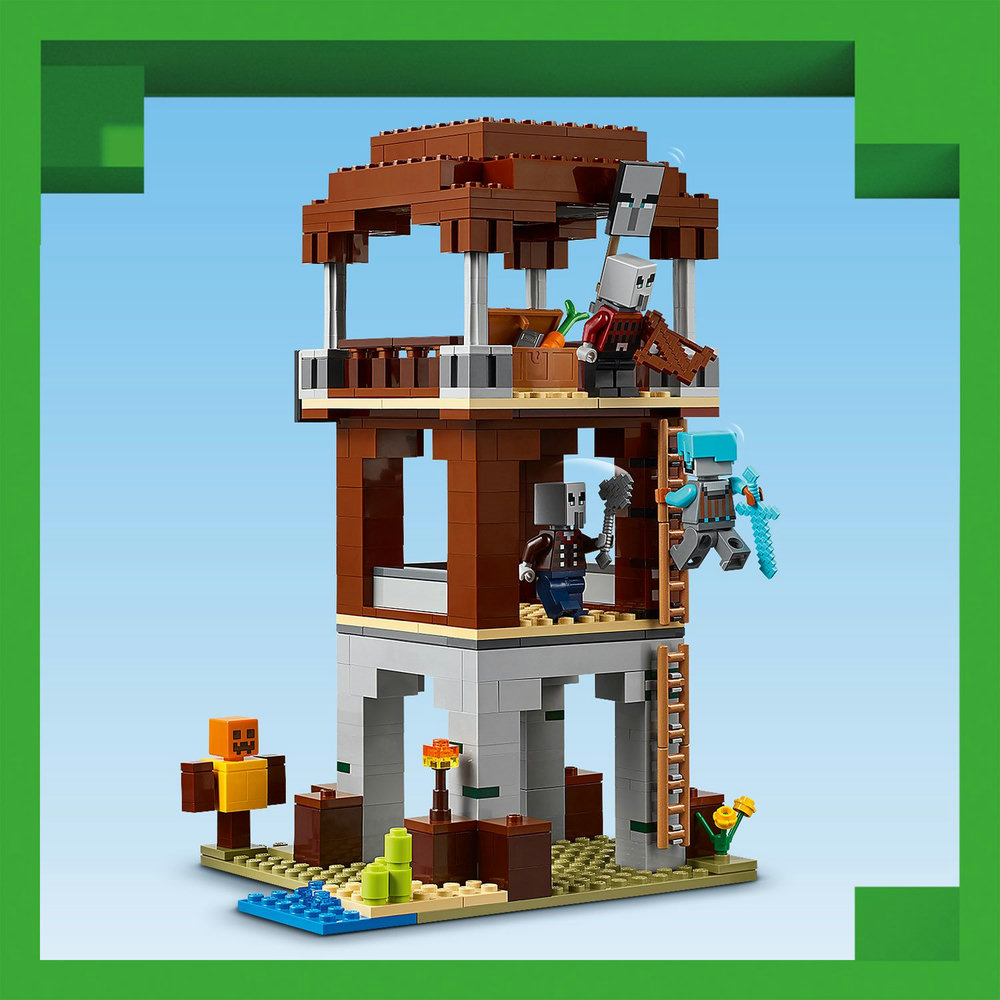 Pillager Outpost Upgrade LEGO Minecraft The Pillager Outpost And