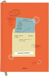 Papier Library Card Reading Journal - A5