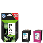 HP N9J72AE No.301 Black & Colour