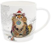 Lesser & Pavey Bug Art Cat Baubles Mug - 350ml