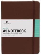 Moderno A5 Brown Softcover Notebook