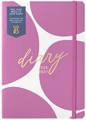 BUSY B Mid Year 2026-2027 Week to View Diary - Spot