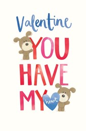 You Have My Heart Valentines Day Card 9x6