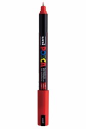 Posca Ultra Fine Bullet Tip Red PC-1MR