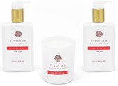 Tipperary Crystal Unwind-Happiness - Set of 3 (Bodywash/ Bodycream/ Candle)