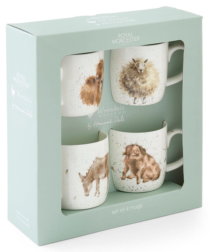Wrendale Designs Set van 4 Pastakommen