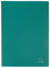 Exacompta Display Book  A4 60 Pockets Green