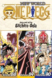 One piece. Volume 88, volume 89 volume 90