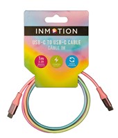Inmotion Good Vibes USB-C to USB-C 1m - Ombre Pastel
