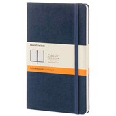 Moleskine Notebook Large Ruled Sapphire Blue Hard Cover